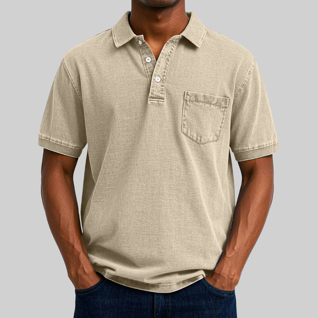 Men's Breathable Polo Shirt for Stylish Comfort