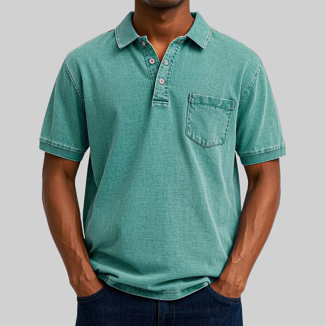 Men's Breathable Polo Shirt for Stylish Comfort
