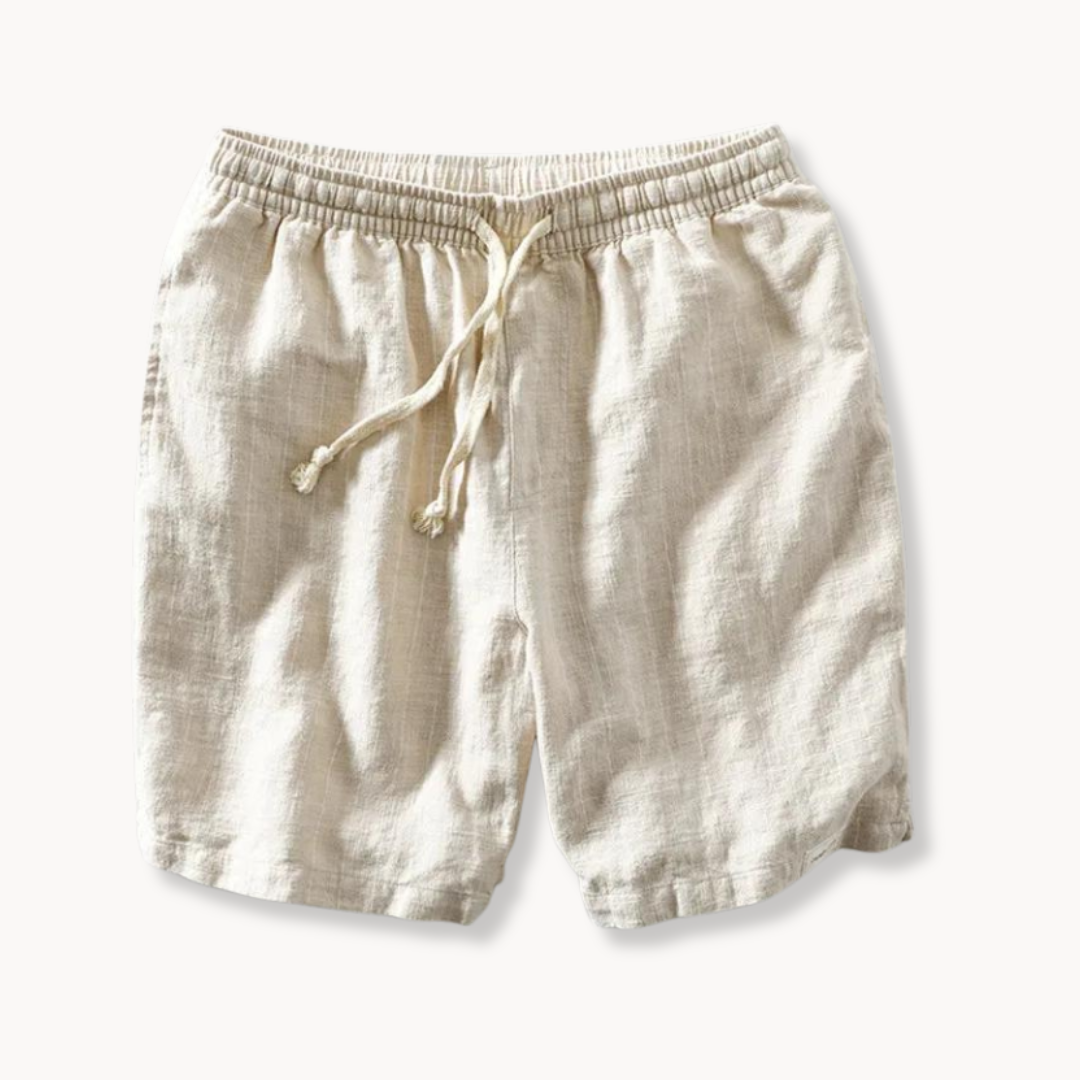 Men's Casual Beach Shorts with Drawstring Waist and Relaxed Fit