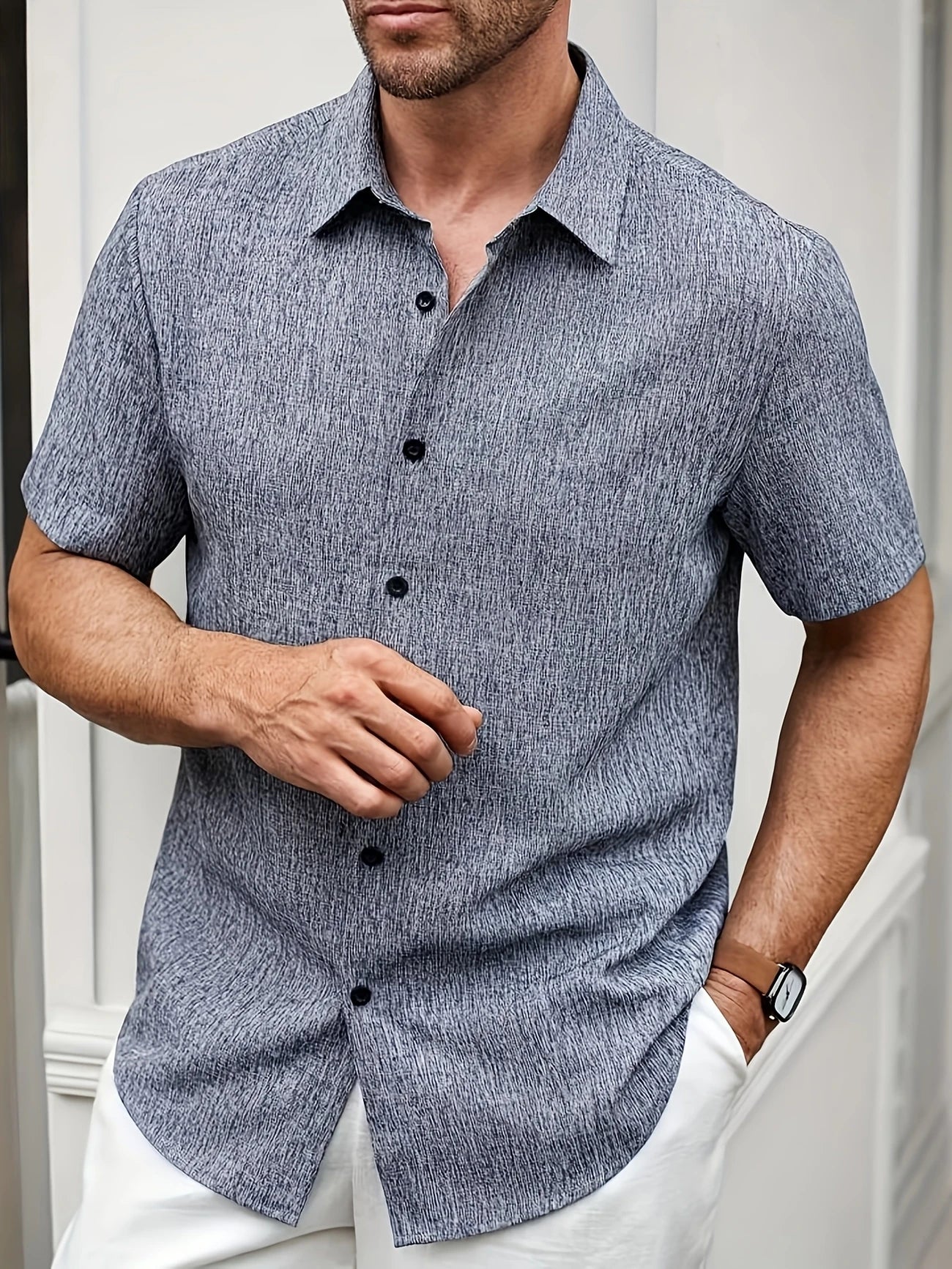 Men's Casual Stylish Shirt with Tailored Fit