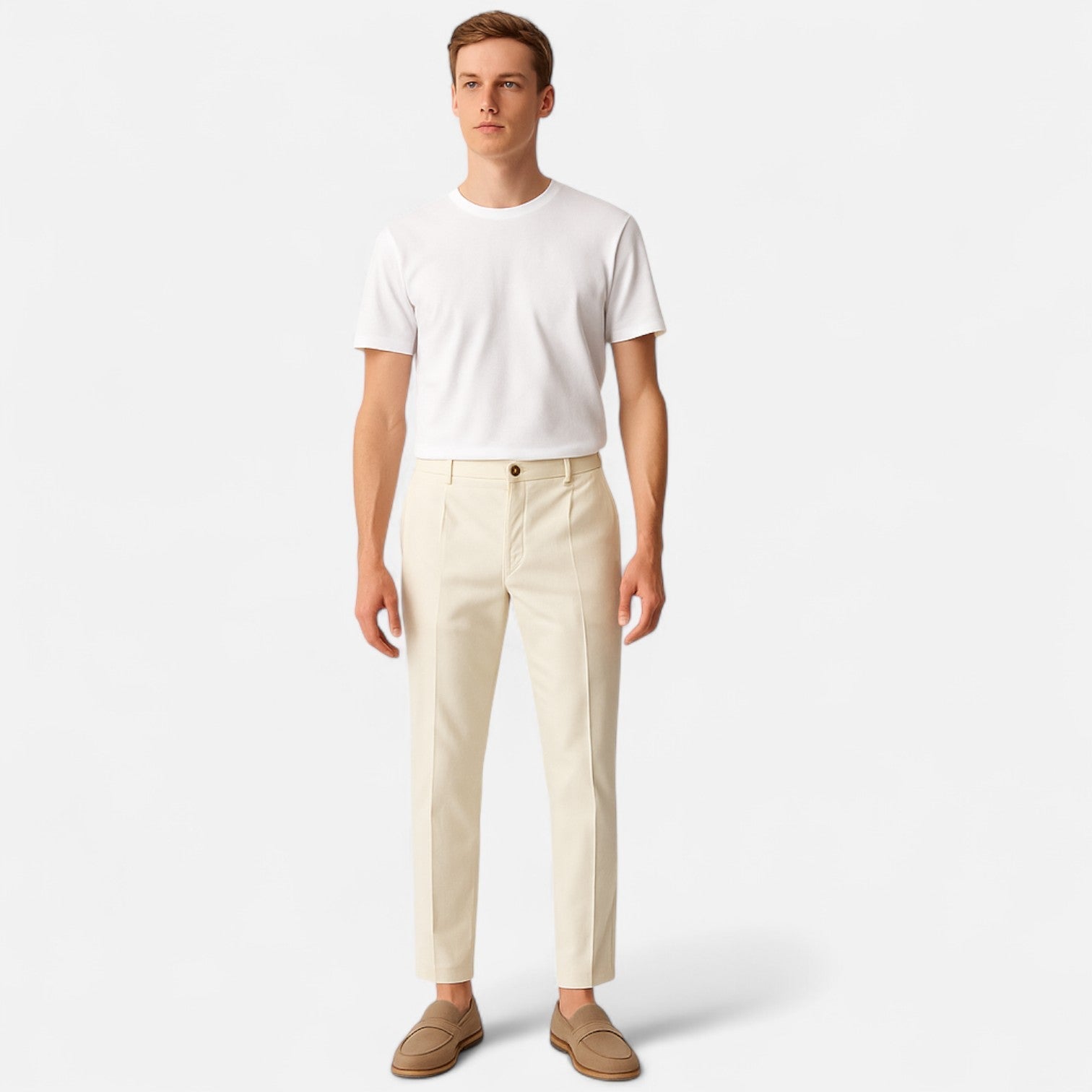 Men's Chino Trousers – Regular Fit Smart Casual