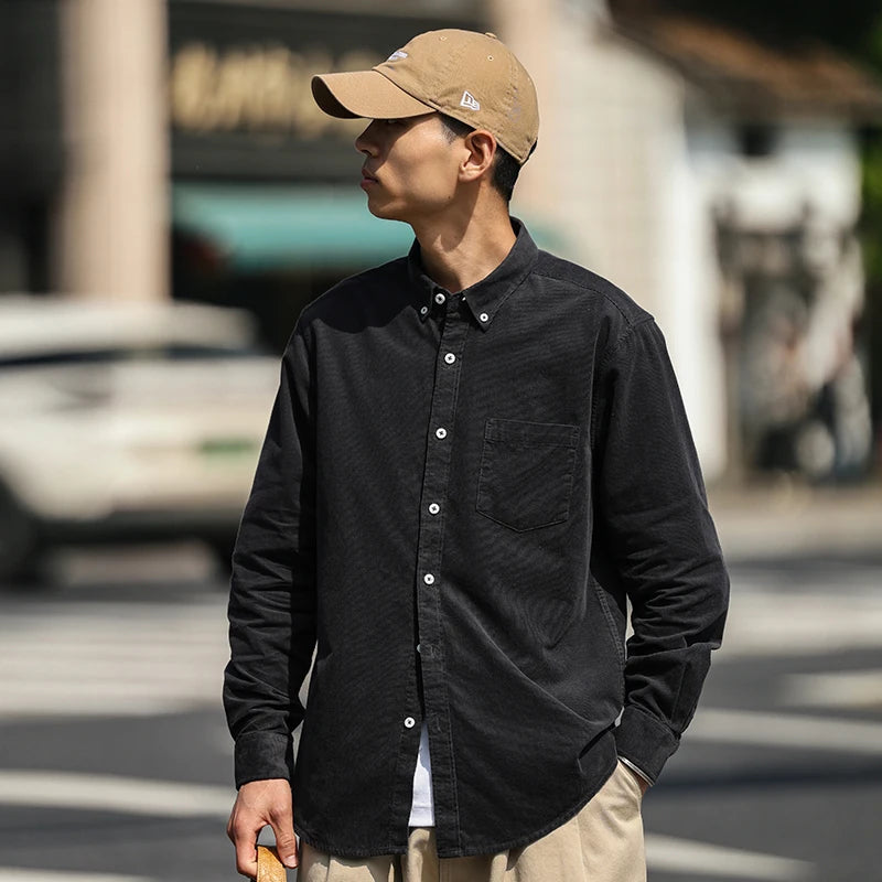 Men's Corduroy Casual Shirt