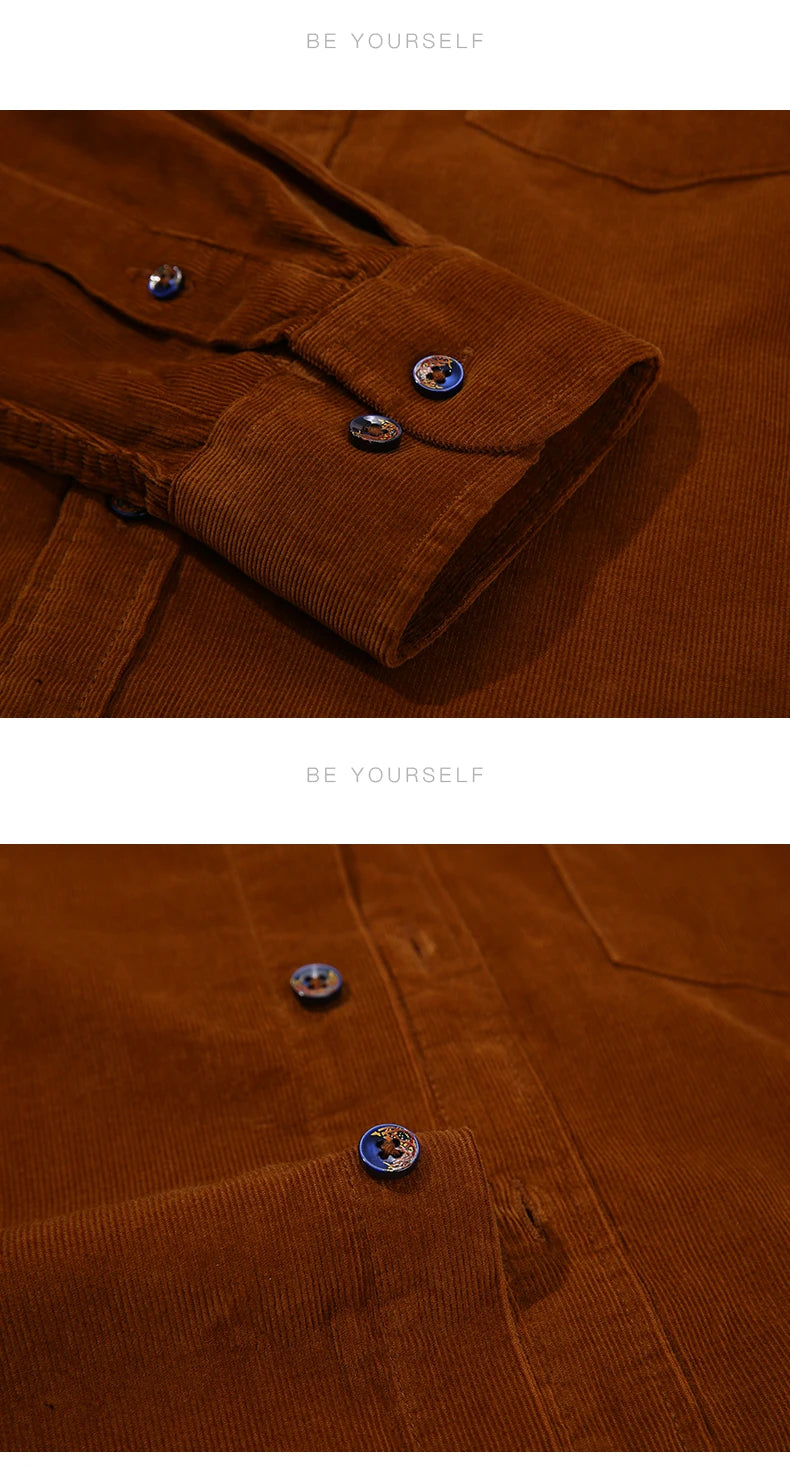 Men's Corduroy Casual Shirt