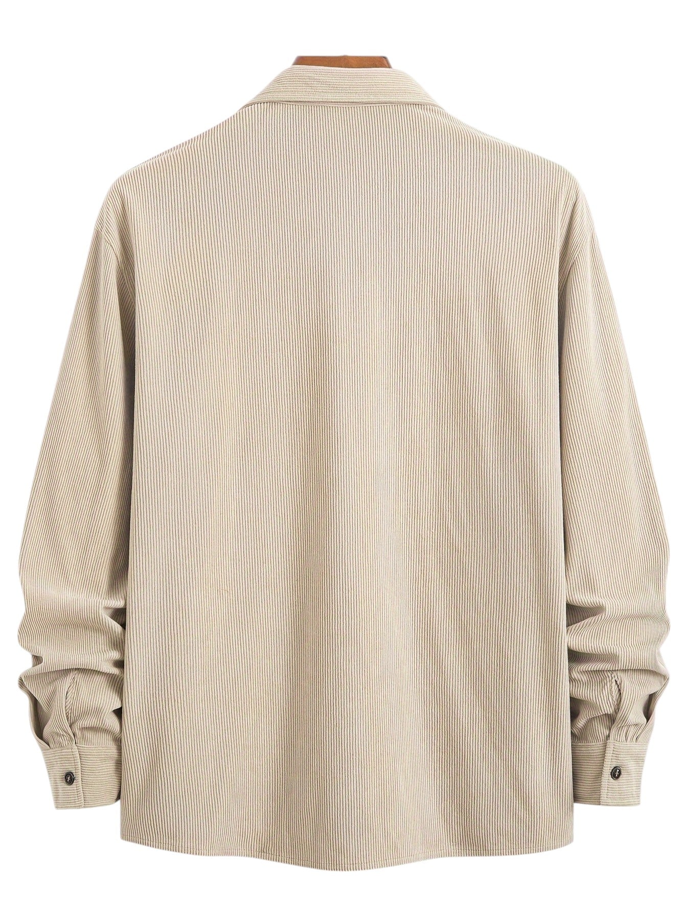 Men's Corduroy Effect Denim Shirt