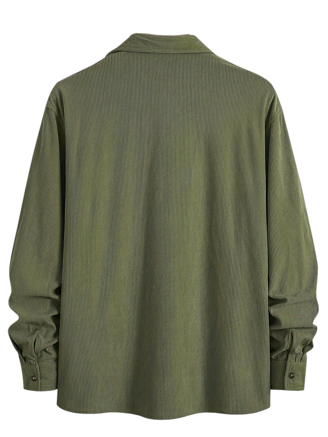 Men's Corduroy Effect Denim Shirt