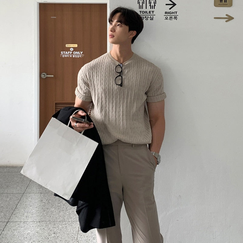 Men's Formal Cotton T-Shirt