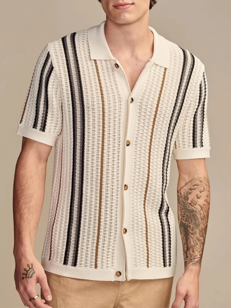 Men's Knit Short Sleeve Shirt