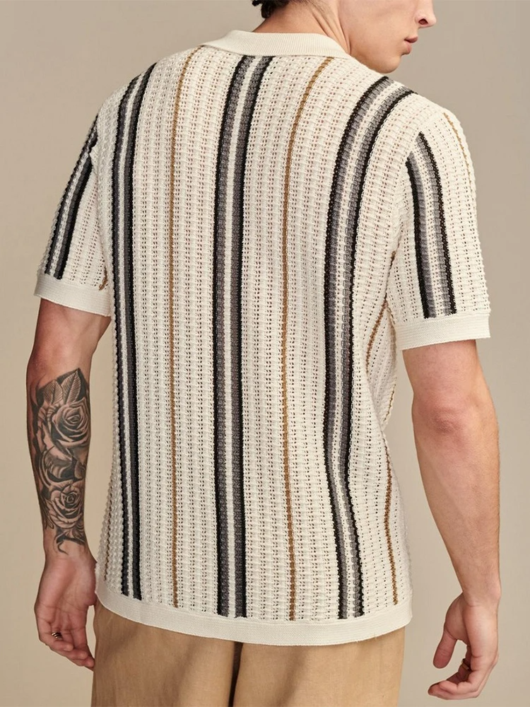 Men's Knit Short Sleeve Shirt