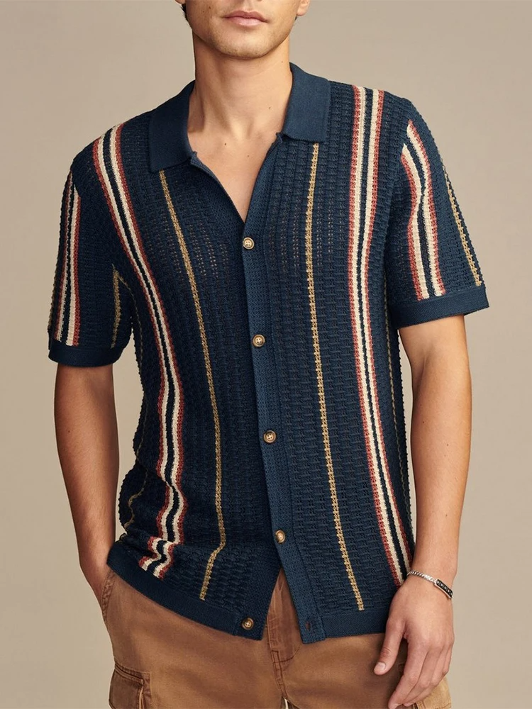 Men's Knit Short Sleeve Shirt
