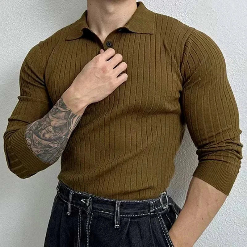 Men's Slim Fit Knit Sweater