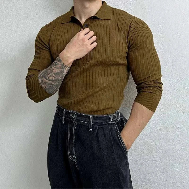 Men's Slim Fit Knit Sweater