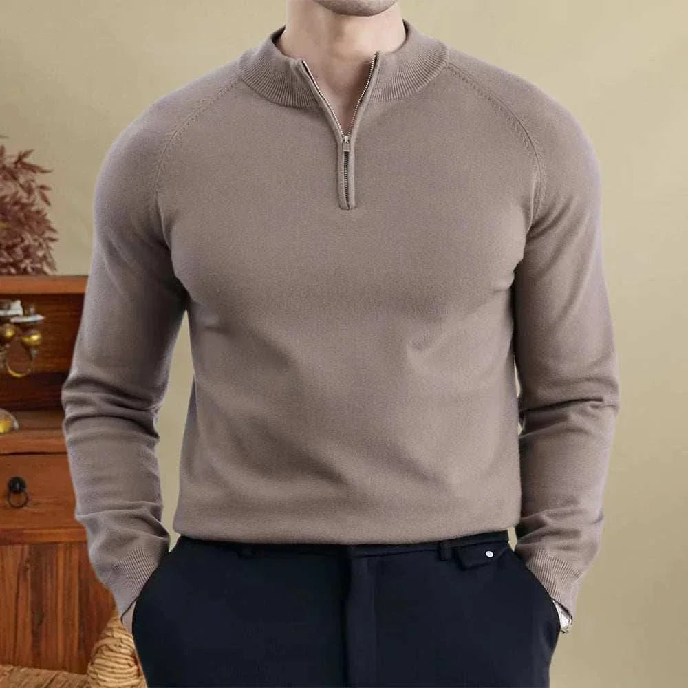 Men's Wool Slim-Fit Sweater