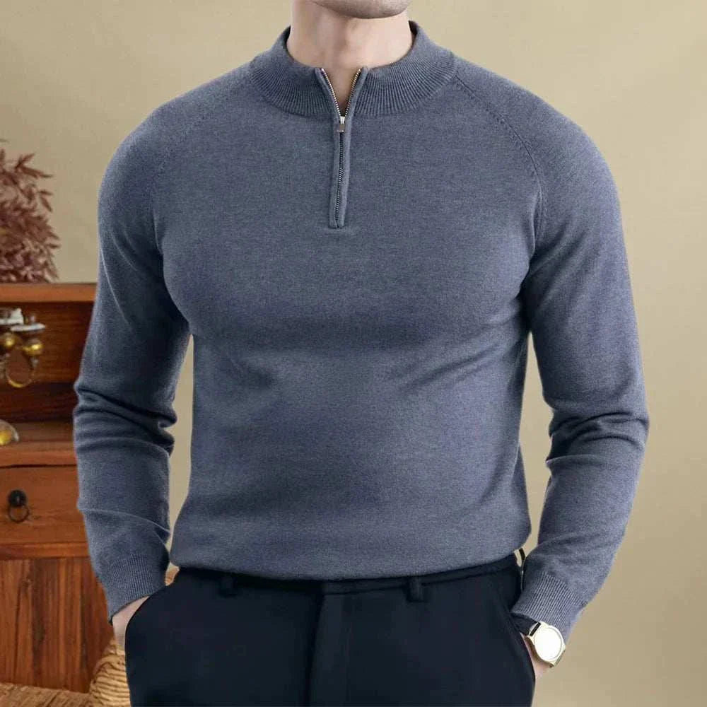 Men's Wool Slim-Fit Sweater