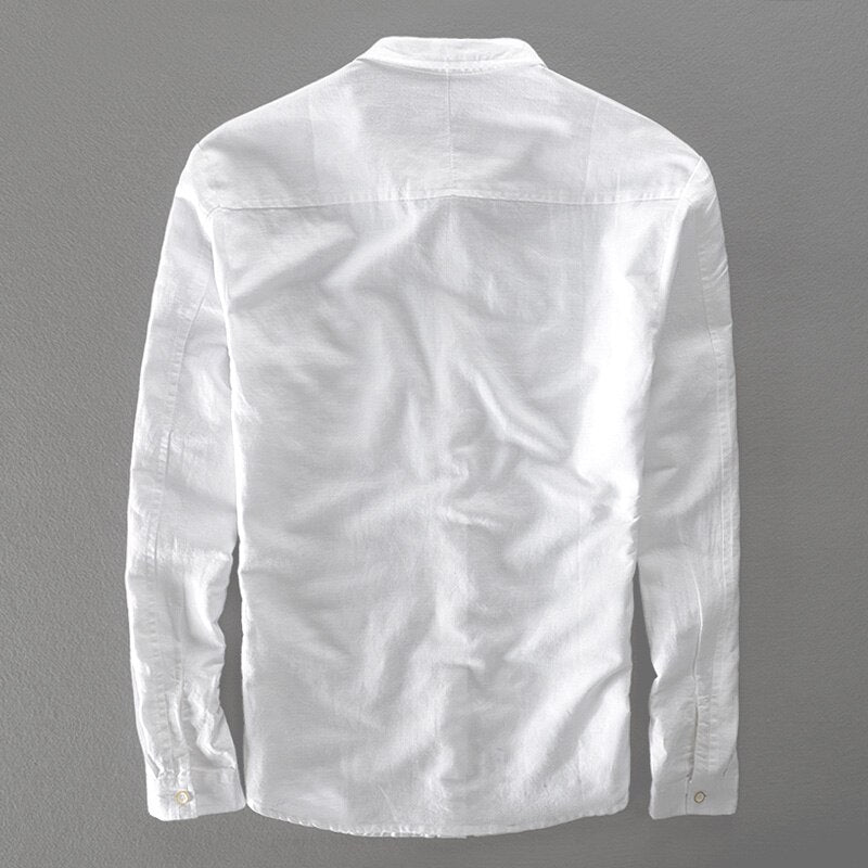 Men's Button-Up Cotton Shirt