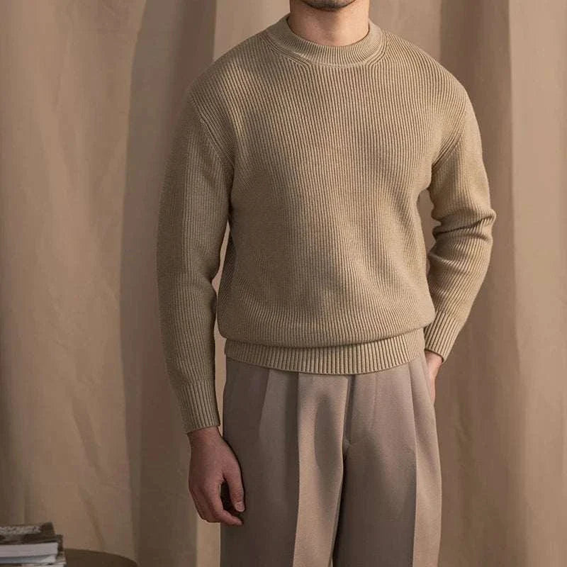 Men's Wool Ribbed Sweater