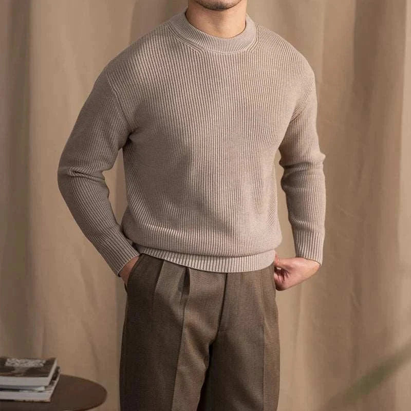 Men's Wool Ribbed Sweater