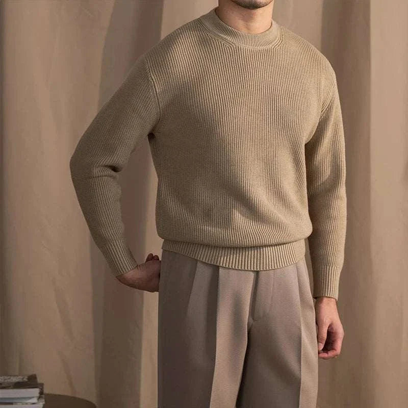 Men's Wool Ribbed Sweater
