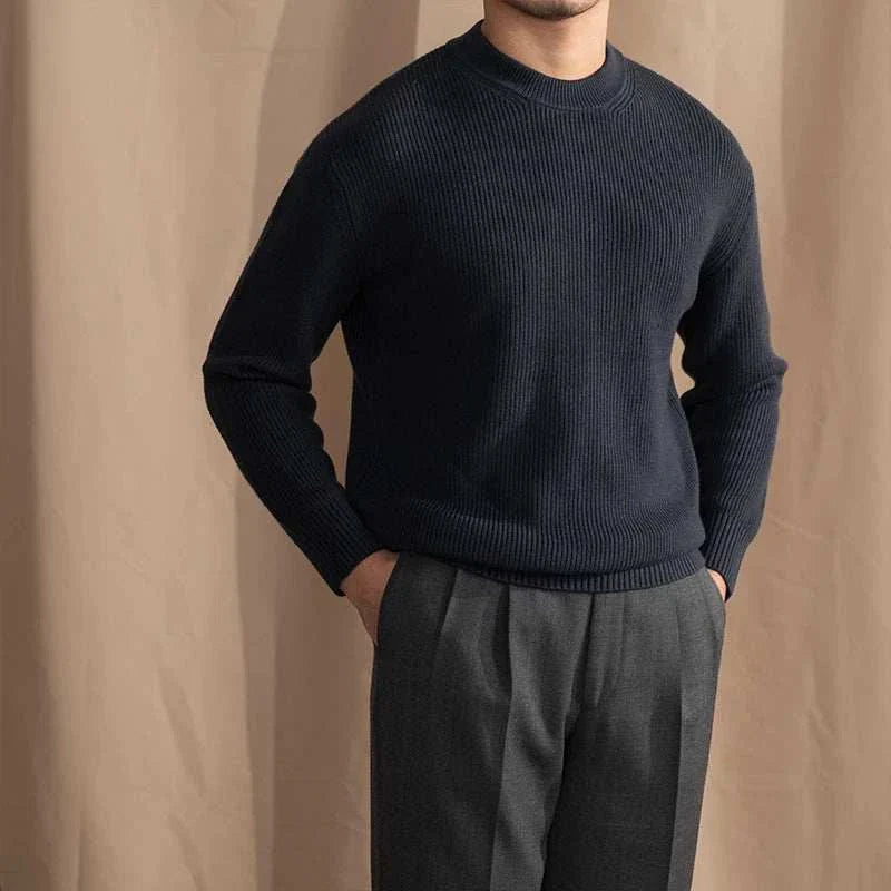 Men's Wool Ribbed Sweater