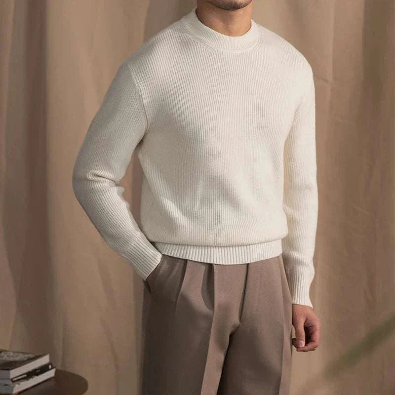 Men's Wool Ribbed Sweater