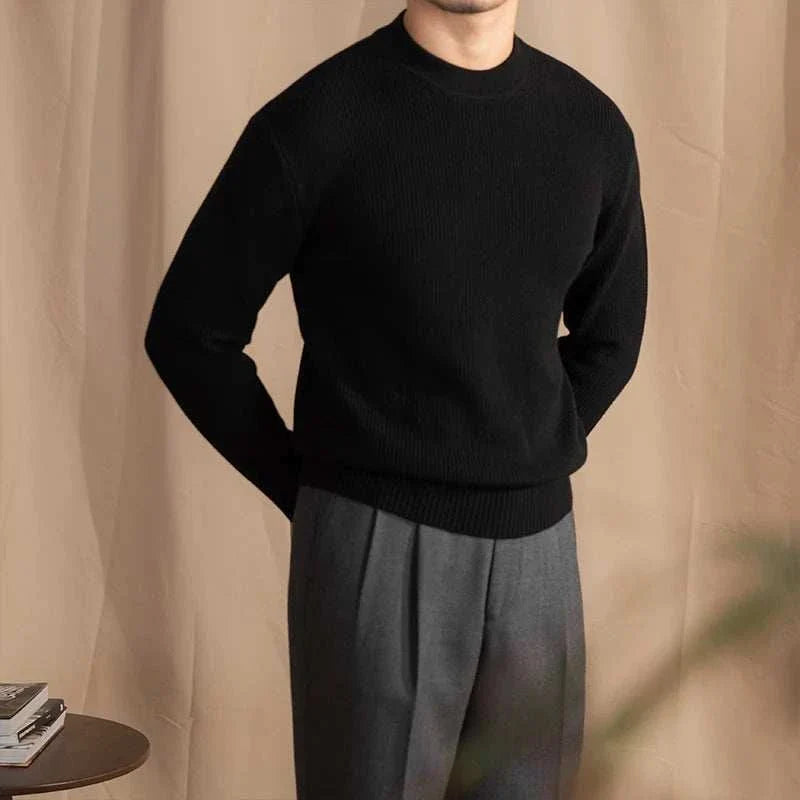 Men's Wool Ribbed Sweater