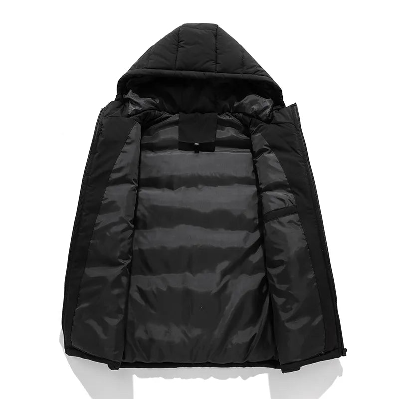 Men's Hooded Bodywarmer for Layering and Warmth