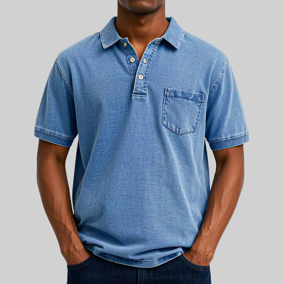 Men's Breathable Polo Shirt for Stylish Comfort