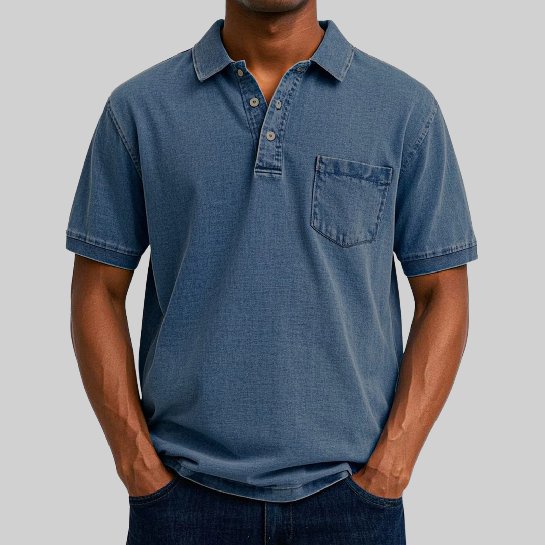 Men's Breathable Polo Shirt for Stylish Comfort