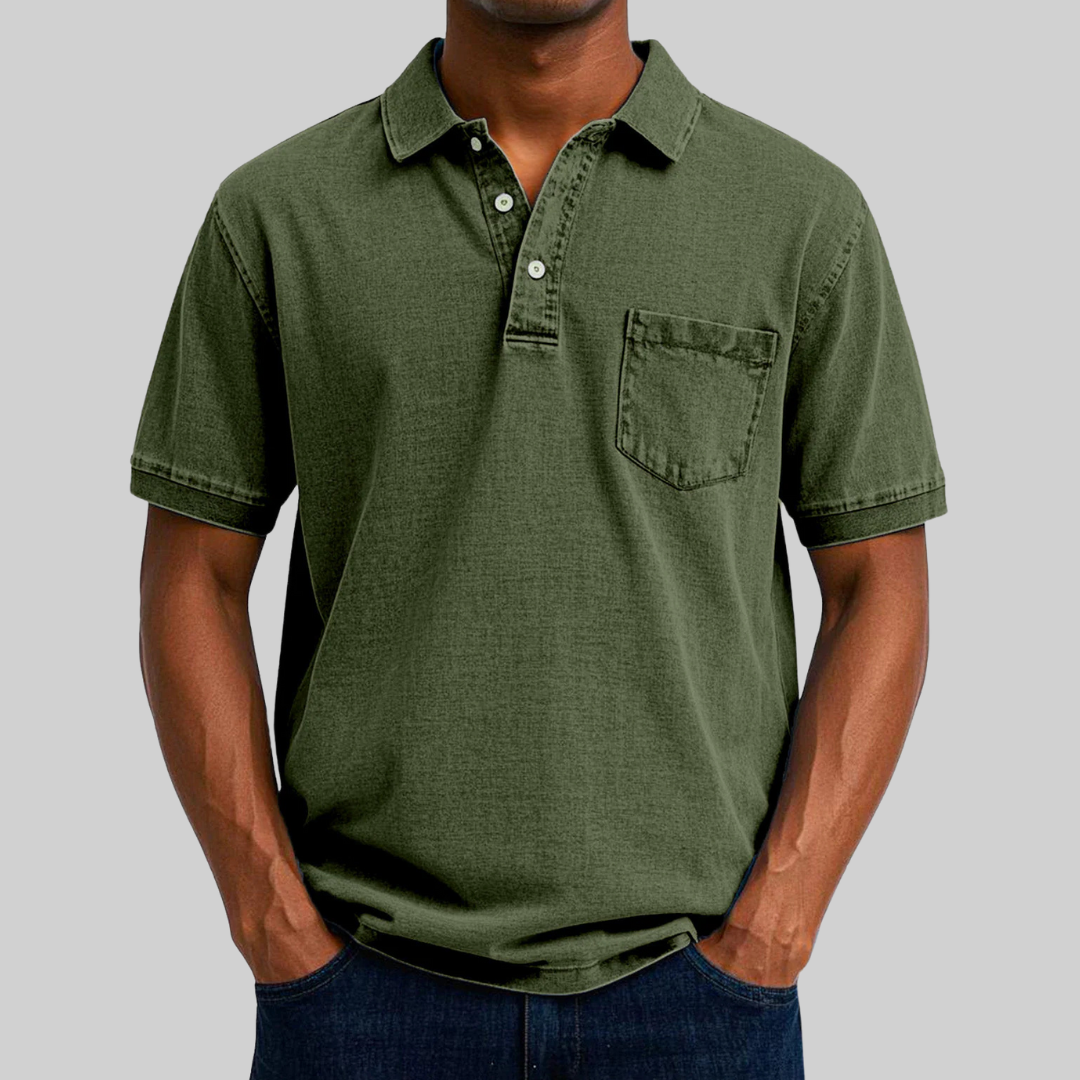 Men's Breathable Polo Shirt for Stylish Comfort