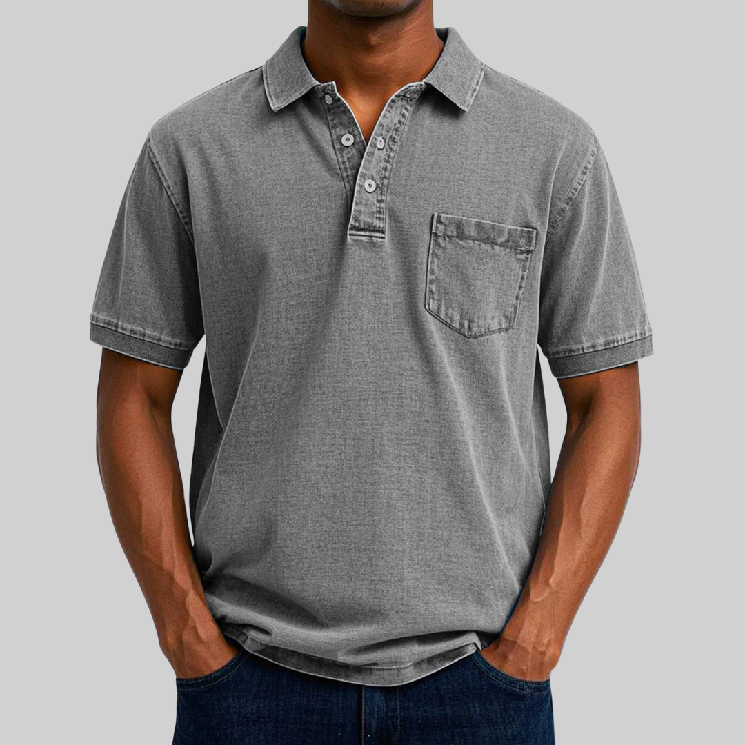 Men's Breathable Polo Shirt for Stylish Comfort