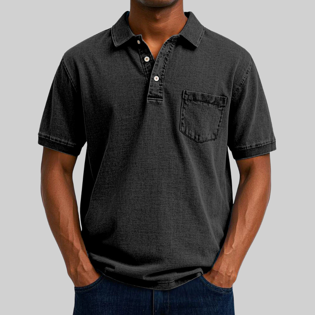 Men's Breathable Polo Shirt for Stylish Comfort