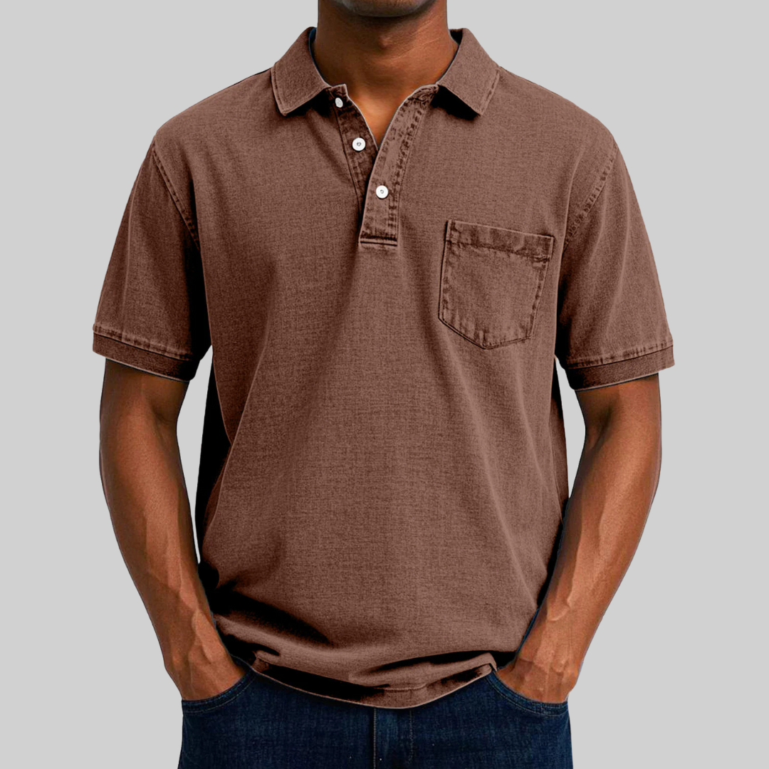 Men's Breathable Polo Shirt for Stylish Comfort