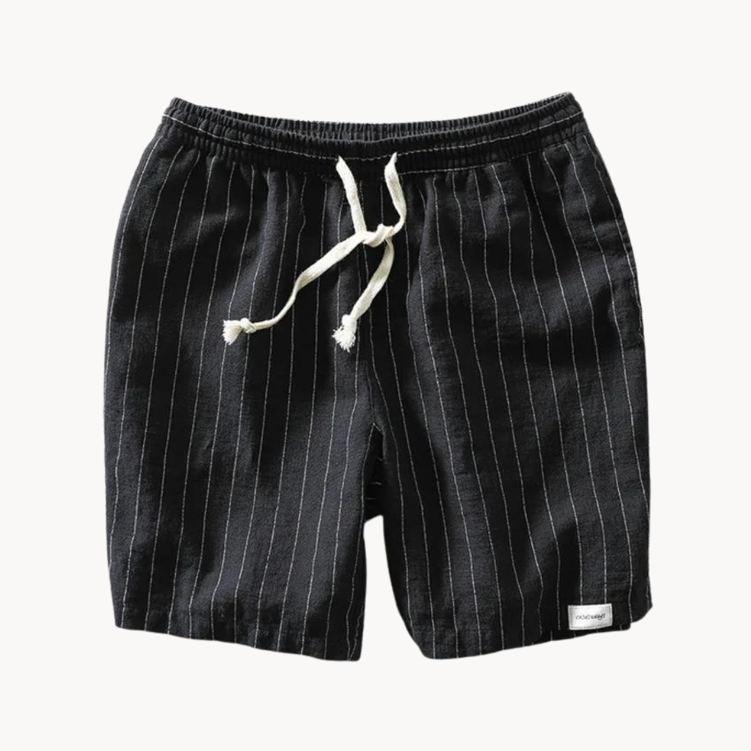 Men's Casual Beach Shorts with Drawstring Waist and Relaxed Fit