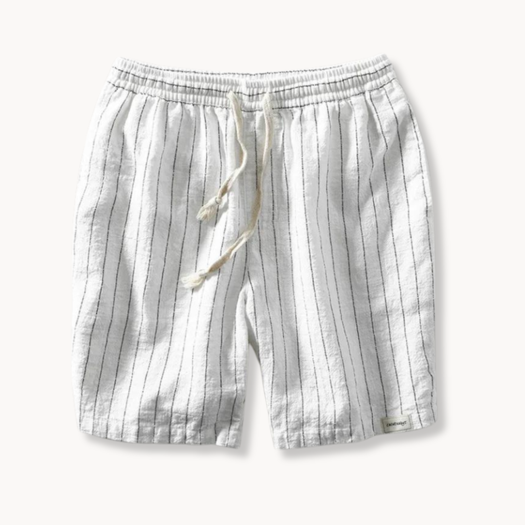 Men's Casual Beach Shorts with Drawstring Waist and Relaxed Fit