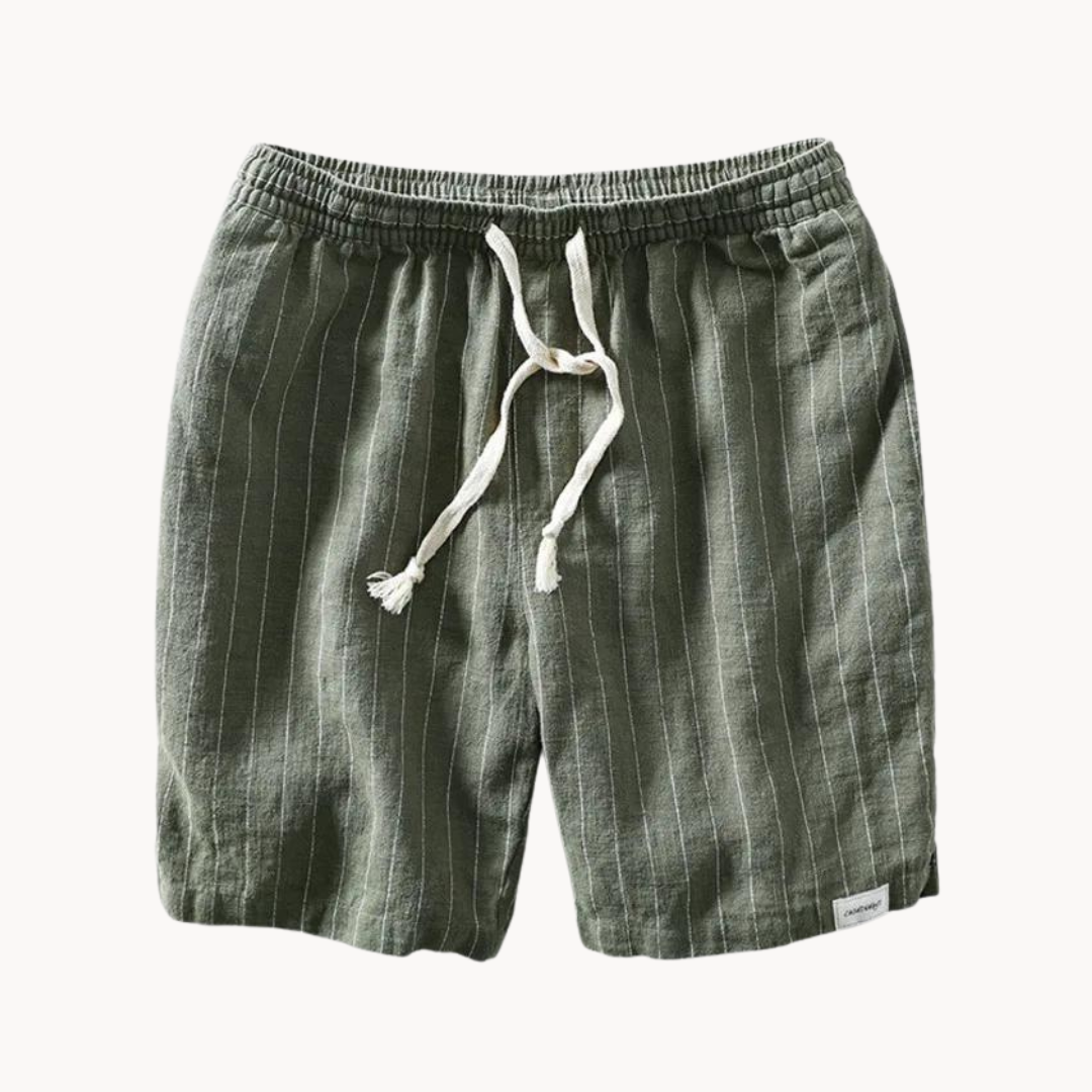 Men's Casual Beach Shorts with Drawstring Waist and Relaxed Fit