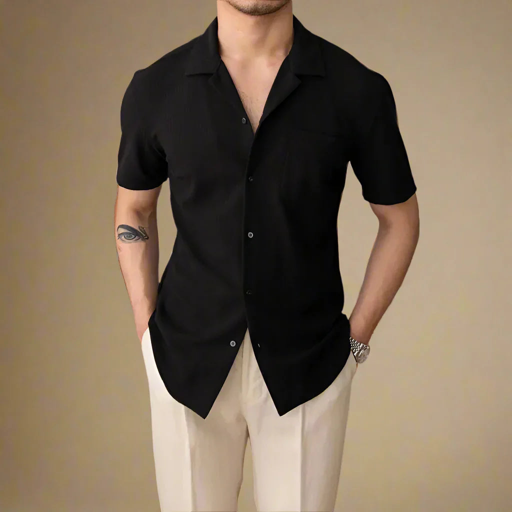 Men's Knit Shirt – Casual Summer Shirt