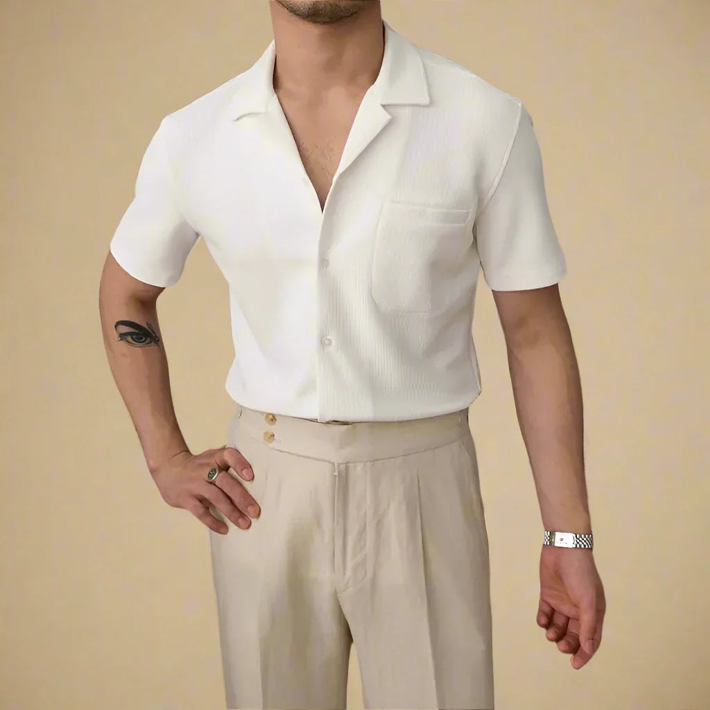 Men's Knit Shirt – Casual Summer Shirt