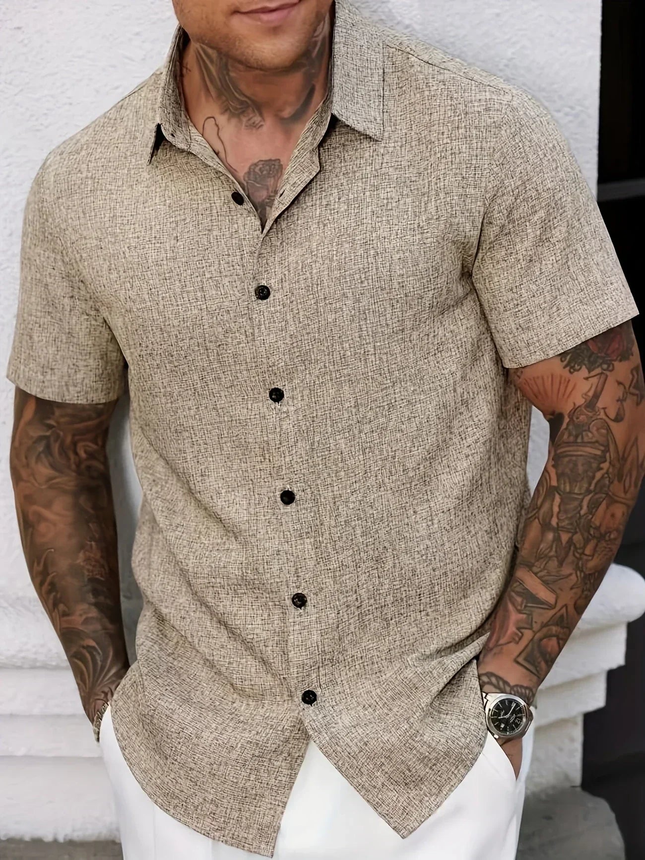 Men's Casual Stylish Shirt with Tailored Fit