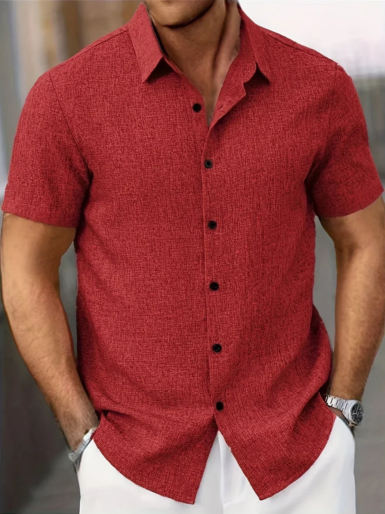 Men's Casual Stylish Shirt with Tailored Fit