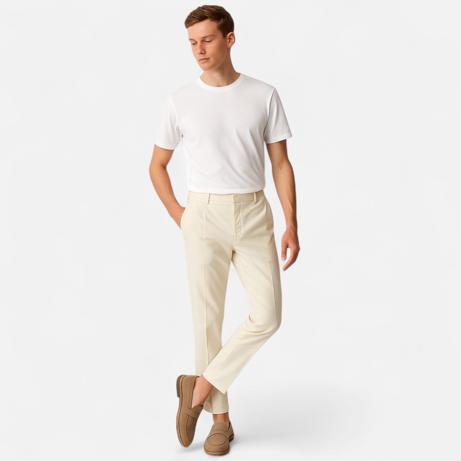 Men's Chino Trousers – Regular Fit Smart Casual