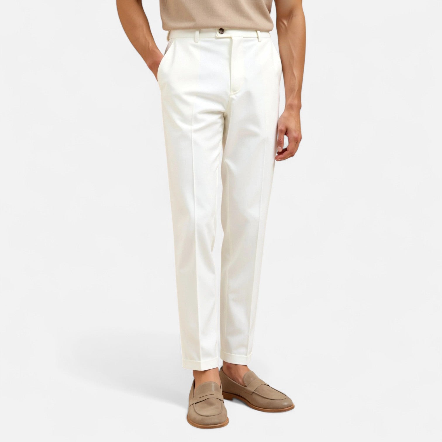 Men's Chino Trousers – Regular Fit Smart Casual