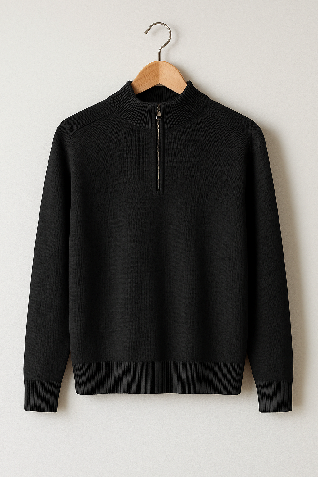 Men's Half Zip Sweater – Knit Pullover for Cool Weather