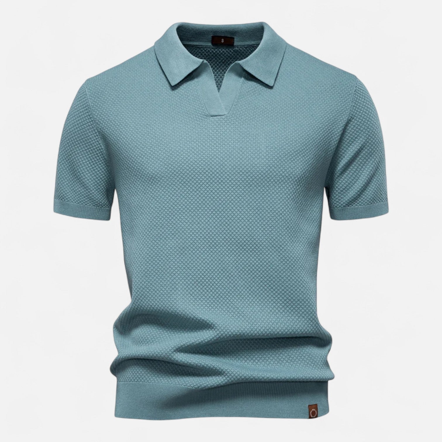 Men's Knit Polo Shirt – Breathable Summer Wear