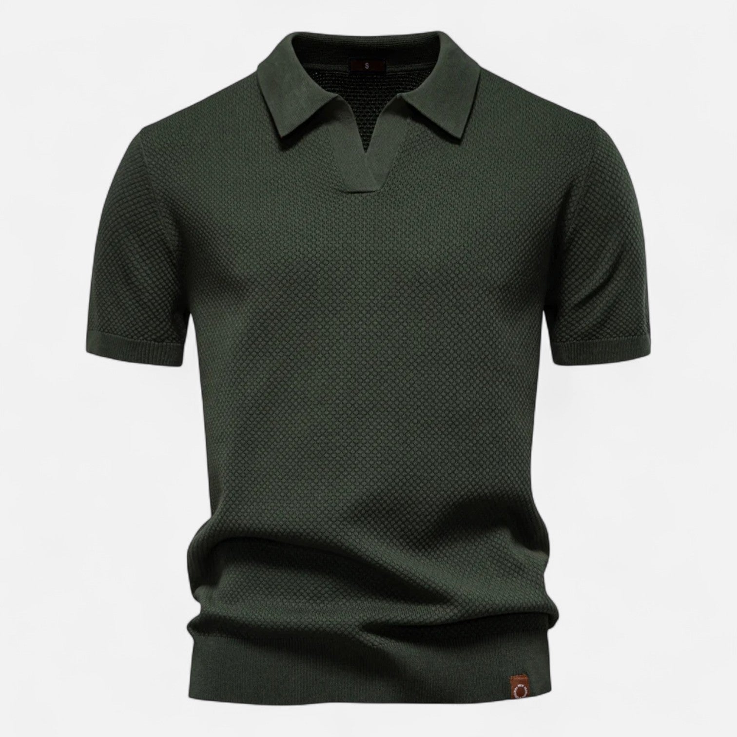 Men's Knit Polo Shirt – Breathable Summer Wear