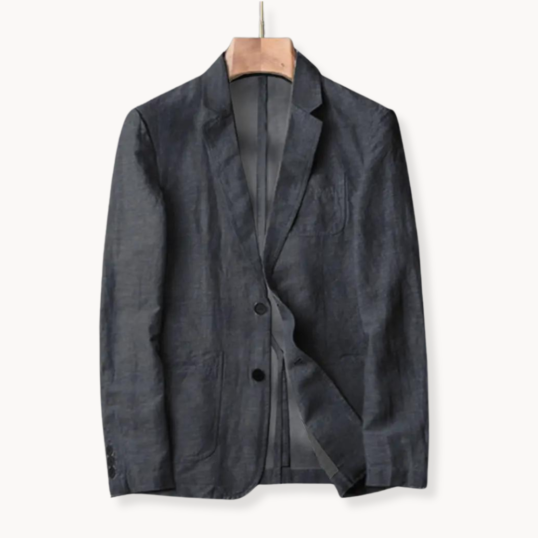 Men's Linen Blazer Jacket for Warm Weather Style