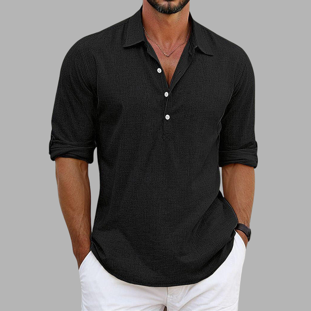 Men's Linen Dress Shirt – Lightweight Summer Elegance