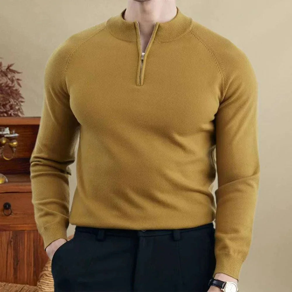 Men's Wool Slim-Fit Sweater