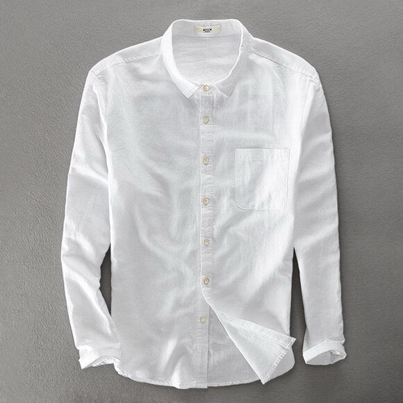 Men's Button-Up Cotton Shirt