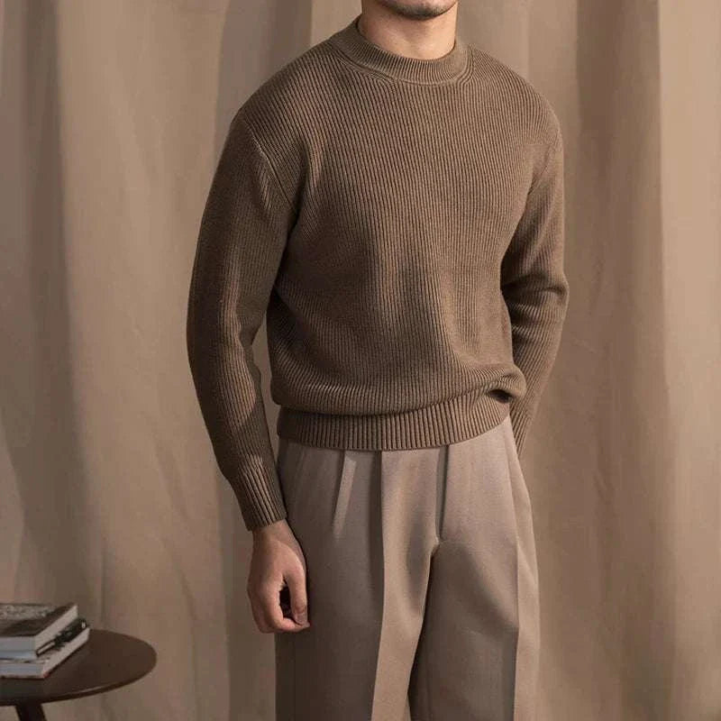 Men's Wool Ribbed Sweater