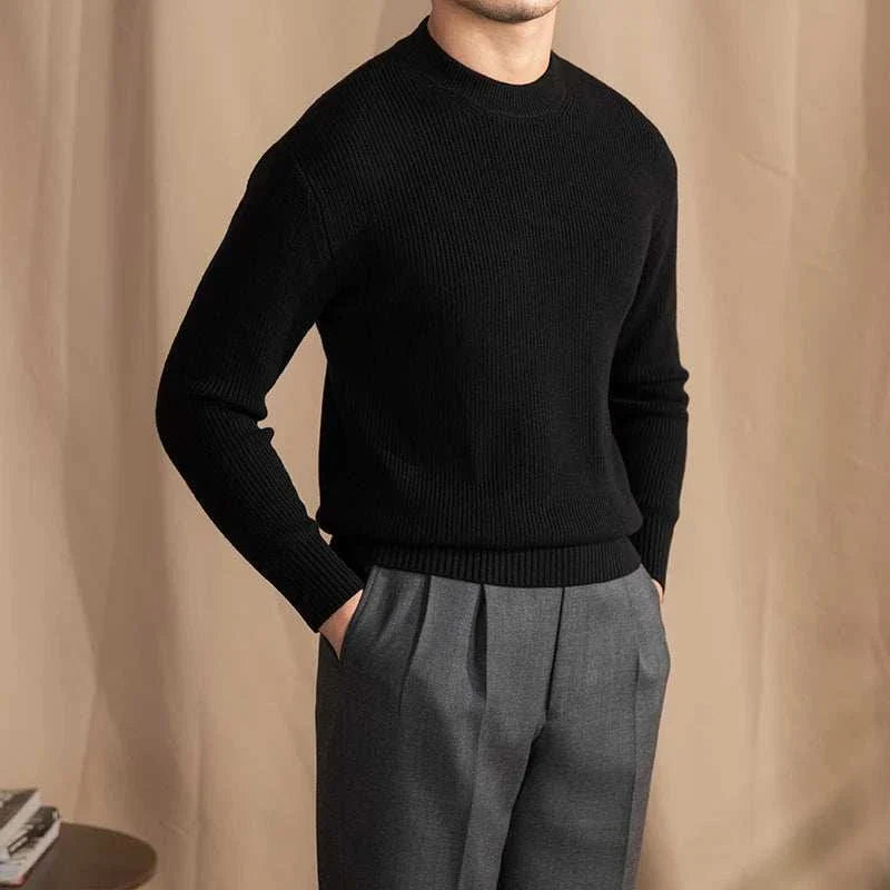 Men's Wool Ribbed Sweater