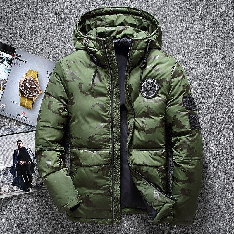 Men's Camouflage Winter Jacket